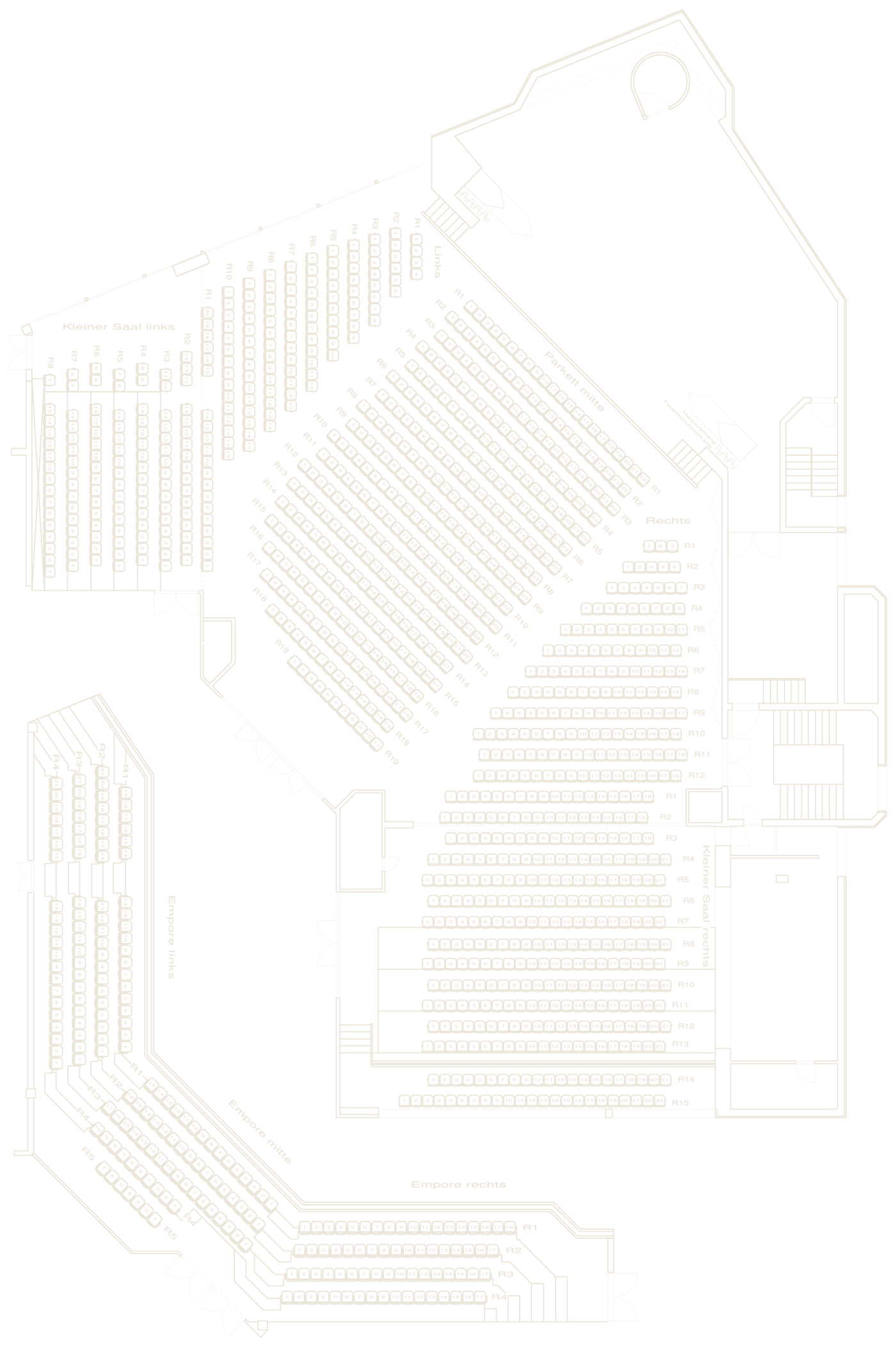 Saalplan: Die Jubiläums-Show, Stadthalle Limburg